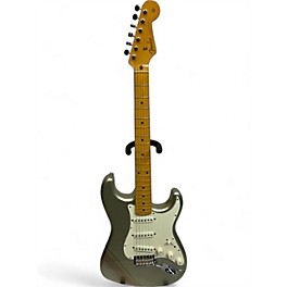 Used Fender MIJ Stratocaster Silver Solid Body Electric Guitar