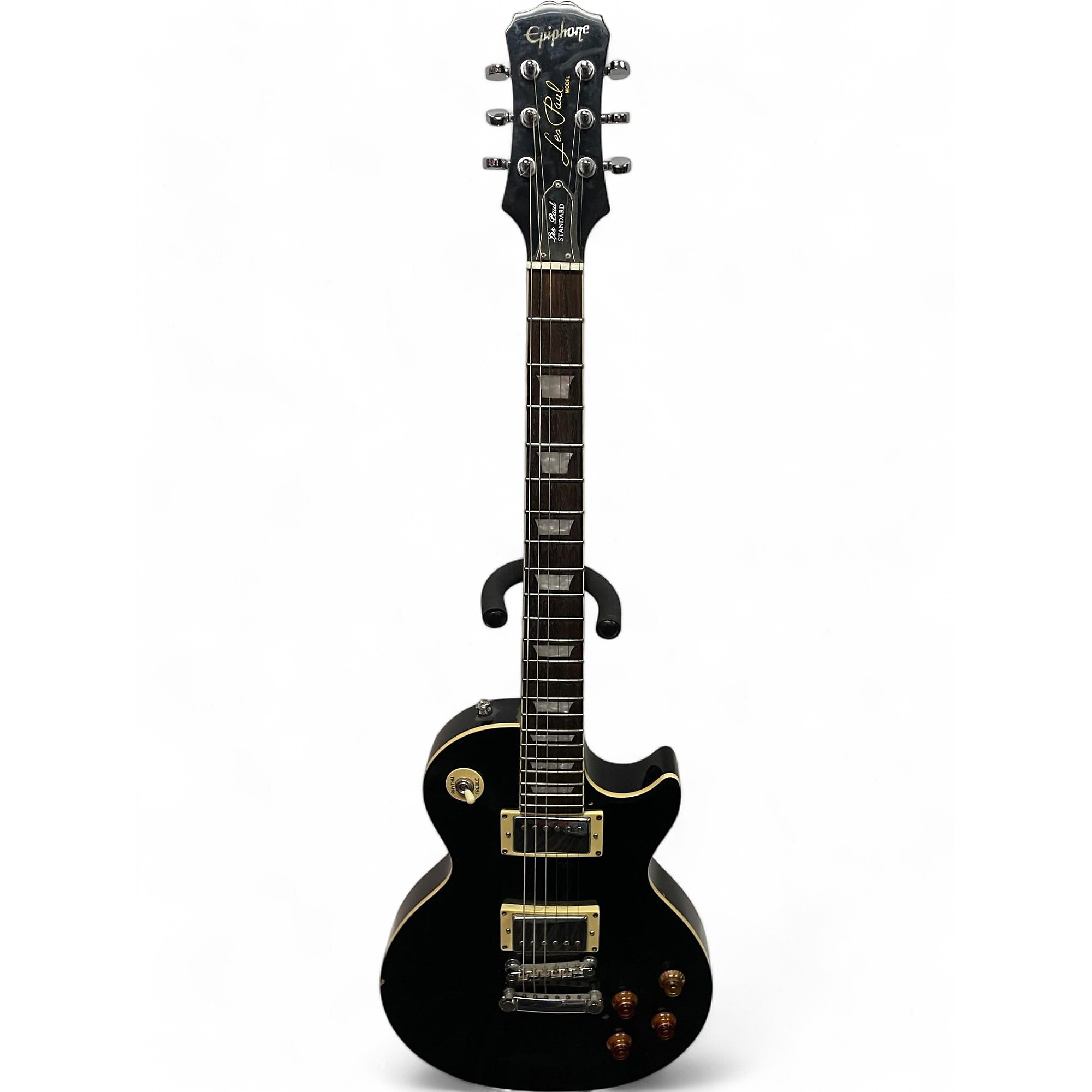 Used Epiphone Les Paul Standard Black Solid Body Electric