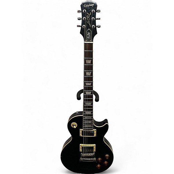 Used Epiphone Les Paul Standard Black Solid Body Electric Guitar