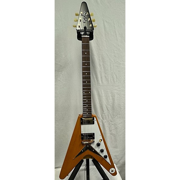 Used Epiphone 1958 Korina Flying V Solid Body Electric Guitar