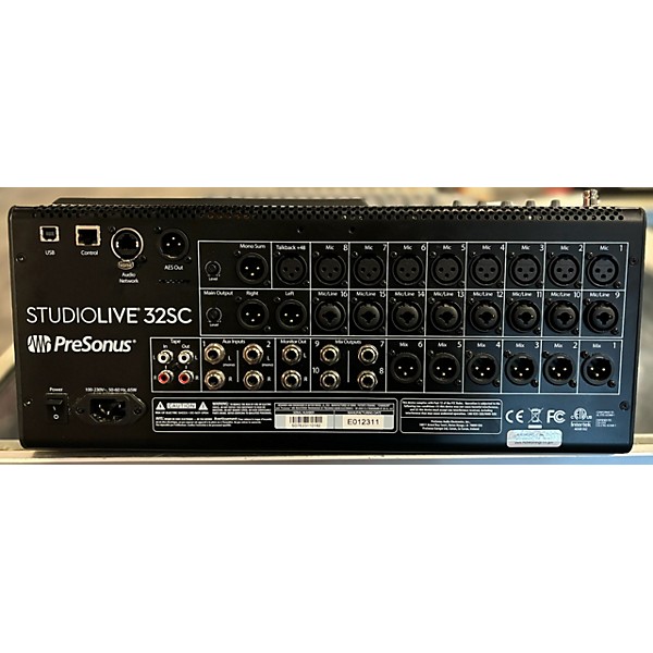 Used PreSonus Studio Live 32SC Digital Mixer