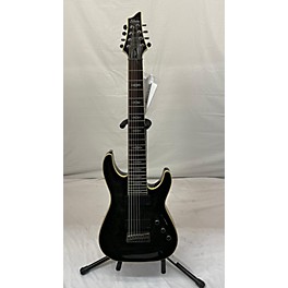 Used Schecter Guitar Research Used Schecter Guitar Research Hellraiser C8 Special 8 String Trans Black Solid Body Electric...