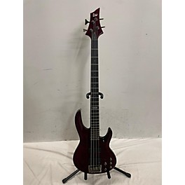 Used ESP Used ESP LTD B404 Cherry Electric Bass Guitar