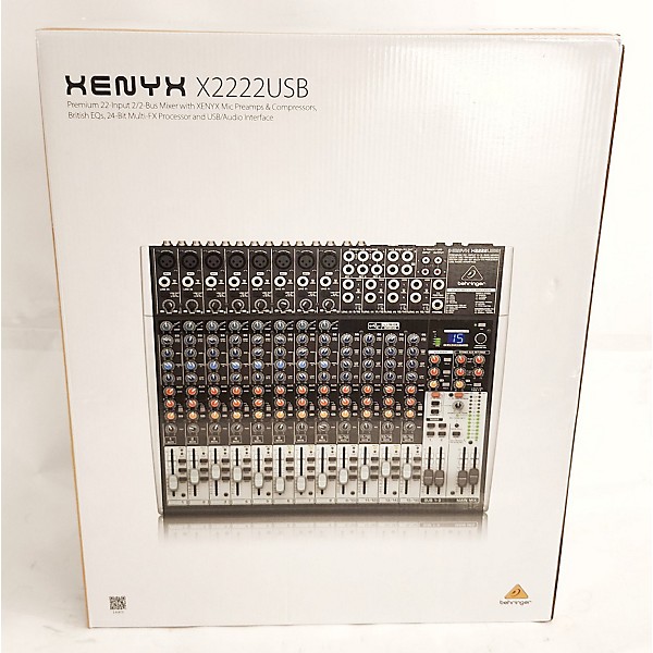 Used Behringer Xenyx X2222USB Unpowered Mixer