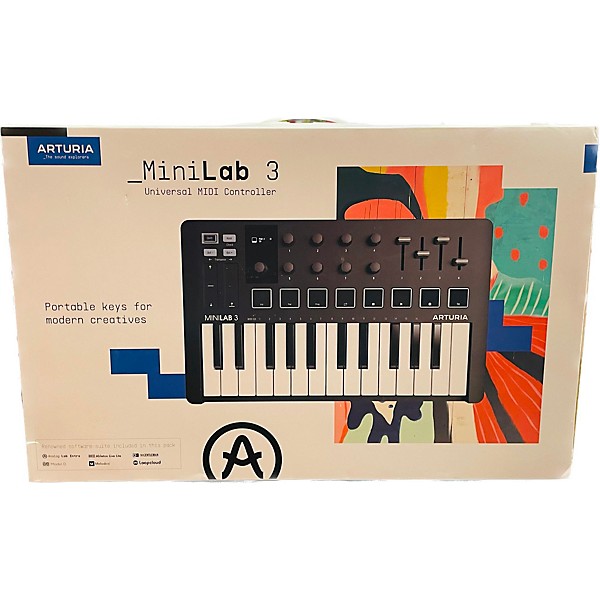 Used Arturia Minilab 3 MIDI Controller