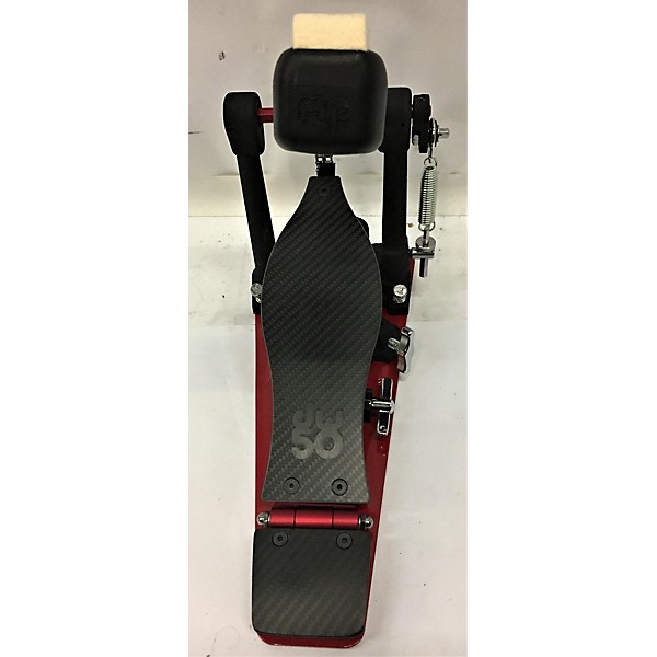 Used DW 50th Anniversary Limited-Edition Carbon Fiber 5000 Single Pedal Single Bass Drum Pedal