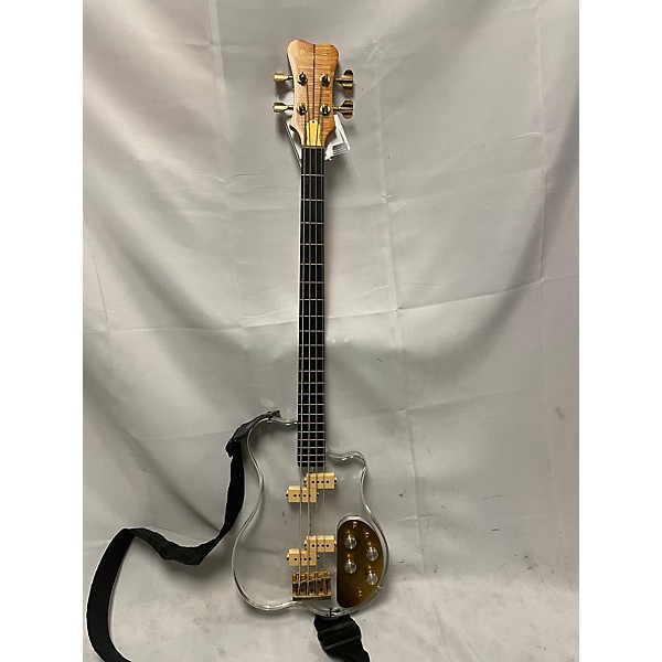 Used Used Renaissance SPB Acryllic Clear Electric Bass Guitar