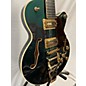 Used Gretsch Guitars Used Gretsch Guitars G6659TG-CDG BROADKASTER JR JET GREEN Hollow Body Electric Guitar