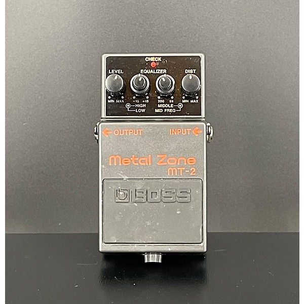 Used BOSS MT2 Metal Zone Distortion Effect Pedal