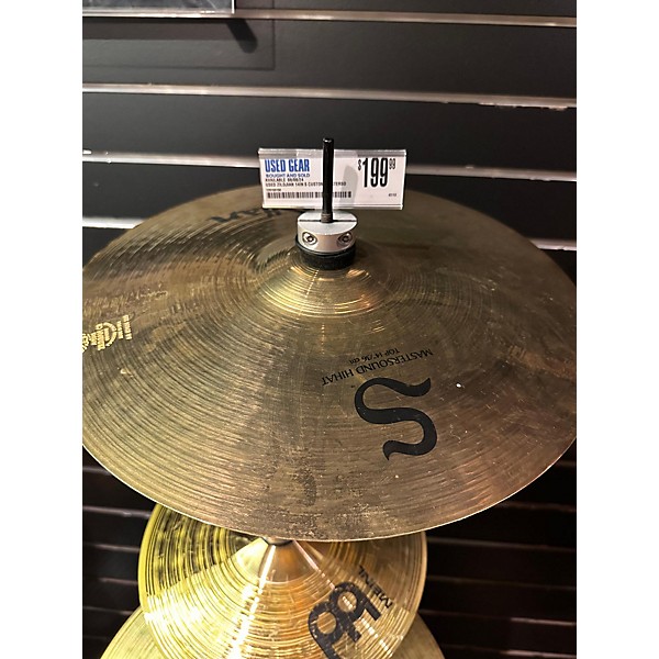 Used Zildjian Used Zildjian 14in S CUSTOM MASTERSOUND HI HAT PAIR Cymbal