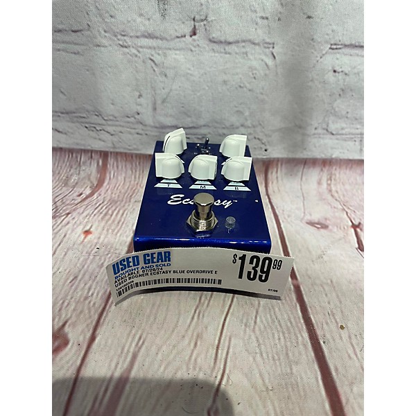 Used Bogner Ecstasy Blue Overdrive Effect Pedal