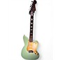 Used Fender PARALLEL UNIVERSE II JAZZ STRAT DELUXE Surf Green Solid Body Electric Guitar thumbnail