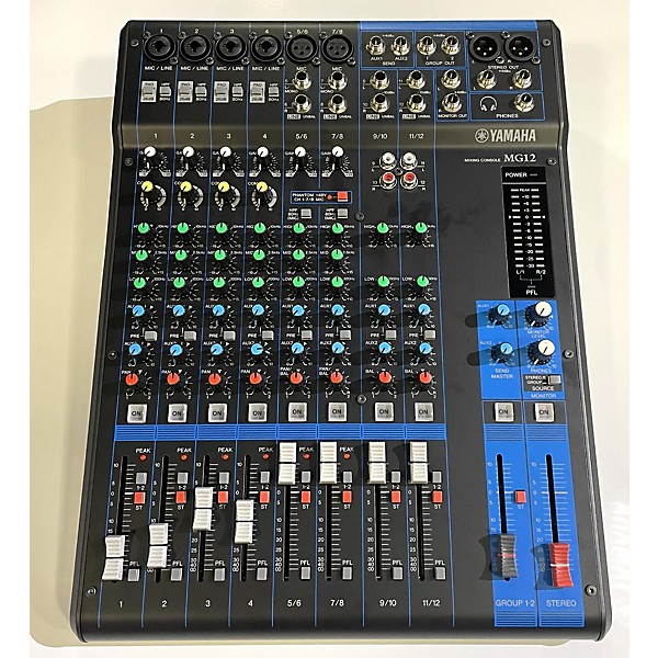 Used Yamaha MG12 Unpowered Mixer