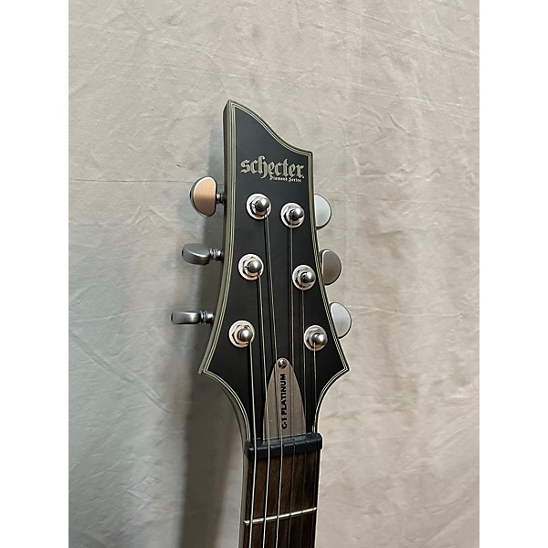 Used Schecter Guitar Research Used Schecter Guitar Research C1 Platinum TRANS BLACK Solid Body Electric Guitar