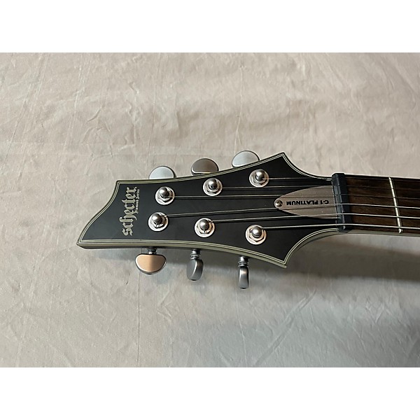 Used Schecter Guitar Research Used Schecter Guitar Research C1 Platinum TRANS BLACK Solid Body Electric Guitar