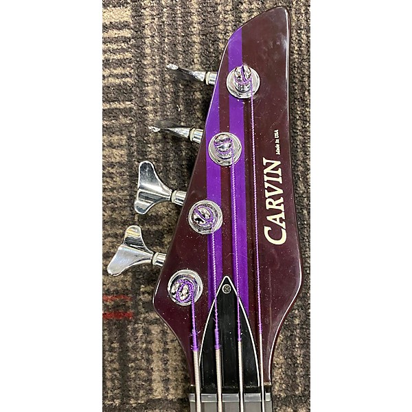 Used Used Carvin Lb70 Purple Electric Bass Guitar