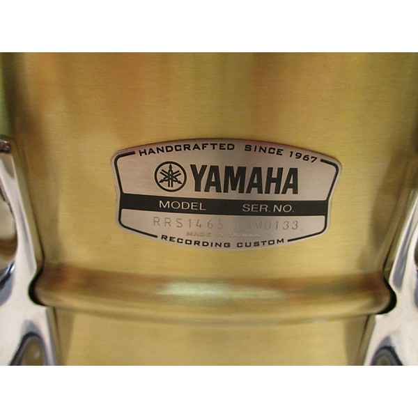 Used Yamaha 6.5X14 Recording Custom Brass Drum