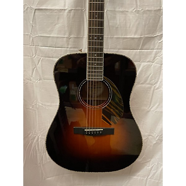 Used Fender Used Fender Paramount PD-220E 3-Color Vintage Sunburst Acoustic Electric Guitar