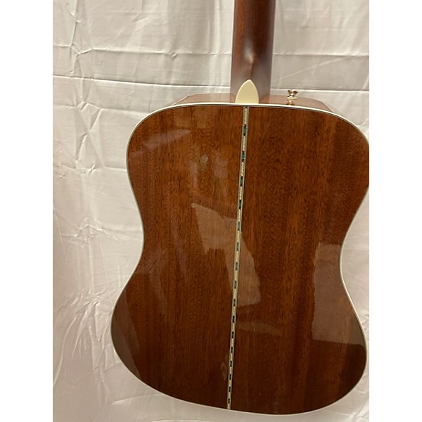 Used Fender Used Fender Paramount PD-220E 3-Color Vintage Sunburst Acoustic Electric Guitar