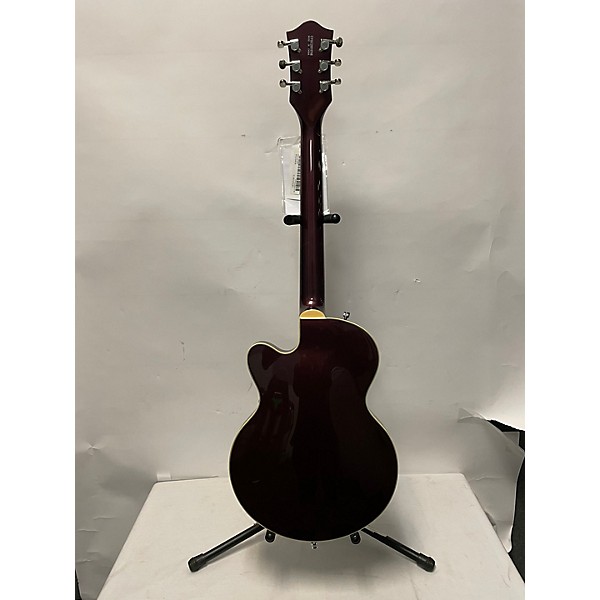 Used Gretsch Guitars Used Gretsch Guitars G5655T-CB-JR Burgundy Hollow Body Electric Guitar