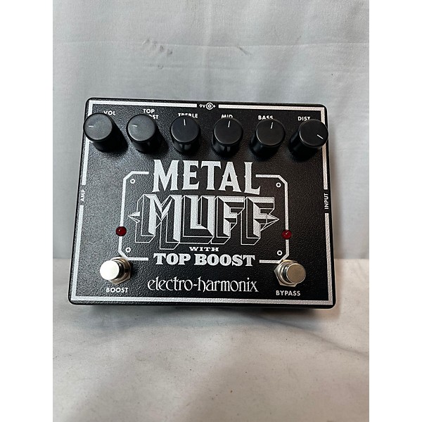 Used Electro-Harmonix Metal Muff Distortion With Top Boost Effect Pedal