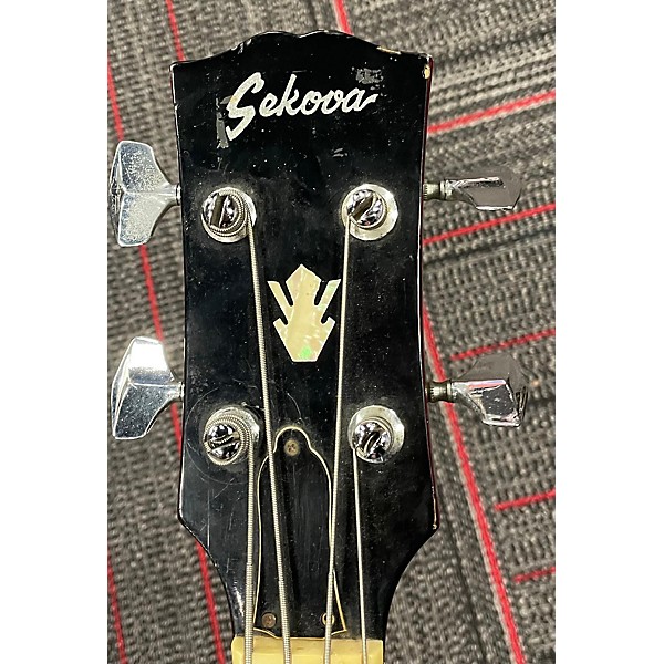 Used Sekova Short Scale Double Cutaway Electric Bass Guitar