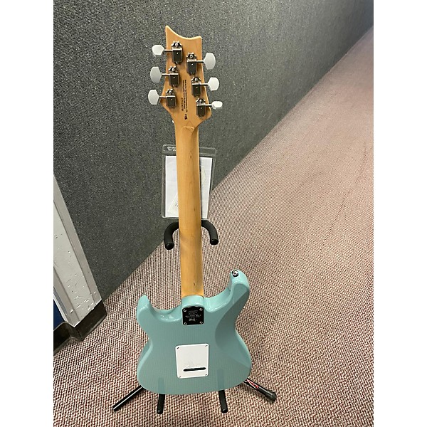 Used PRS Used PRS SE Silver Sky Stone Blue Solid Body Electric Guitar