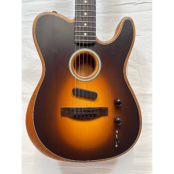 Used Fender Used Fender Acoustasonic Player Telecaster Sunburst Acoustic Electric Guitar