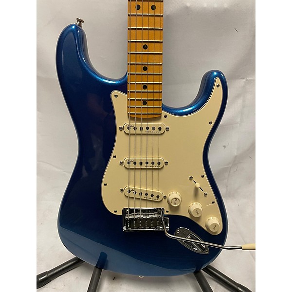 Used 2022 Fender American Ultra Stratocaster COBALT BLUE Solid Body Electric Guitar