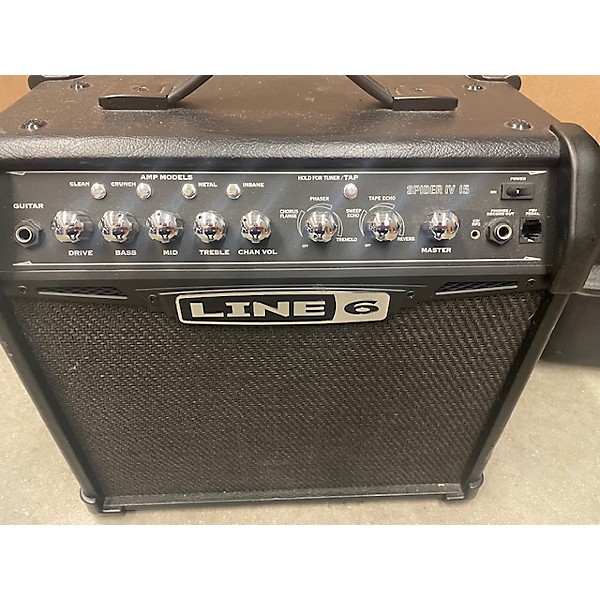 Used Line 6 Spider IV 15W 1X8 Guitar Combo Amp