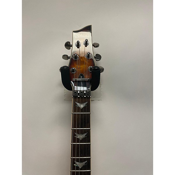 Used Schecter Guitar Research Used Schecter Guitar Research Omen Extreme 6 Floyd Rose Tiger Flame Solid Body Electric Guitar