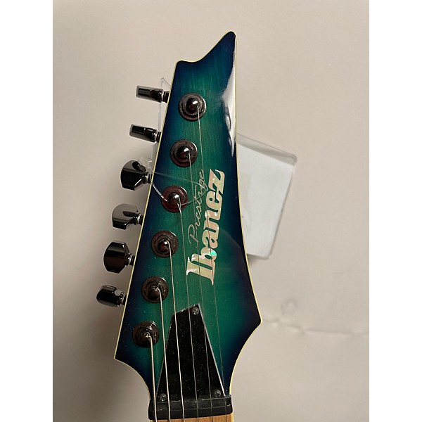 Used Ibanez Used 2016 Ibanez RG652FX Nebula Green Burst Solid Body Electric Guitar