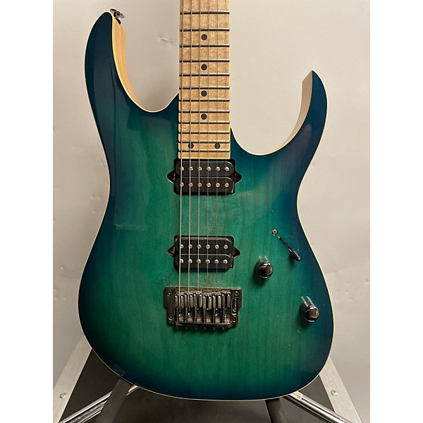 Used Ibanez Used 2016 Ibanez RG652FX Nebula Green Burst Solid Body Electric Guitar