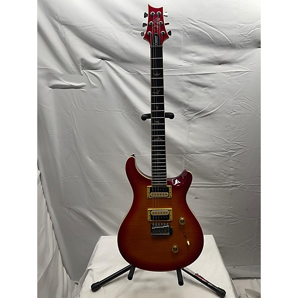 Used PRS Used PRS SE Custom 24 Cherry Sunburst Solid Body Electric Guitar