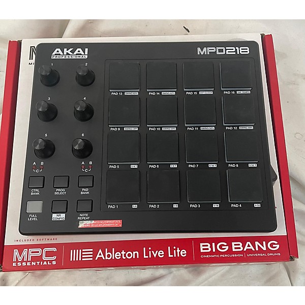 Used Akai Professional MPD218 MIDI Controller