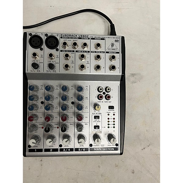 Used Behringer Eurorack Ub802 Line Mixer