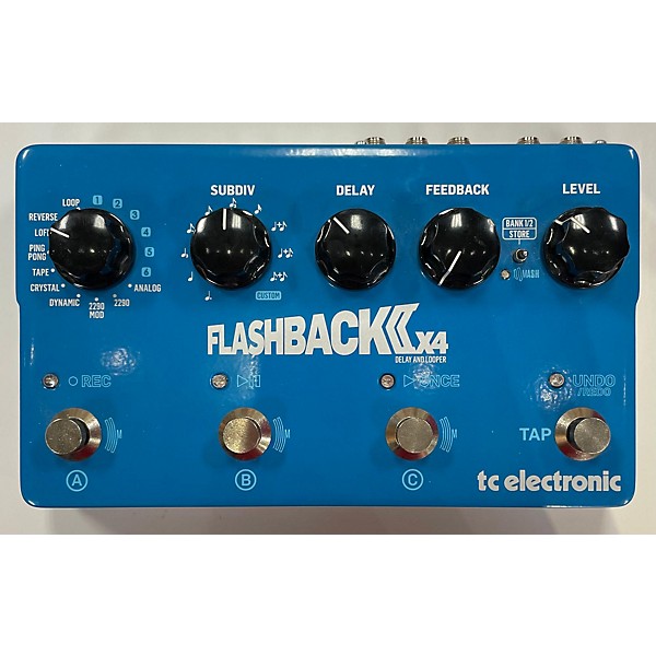 Used TC Electronic Flashback X4 Delay And Looper Effect Pedal