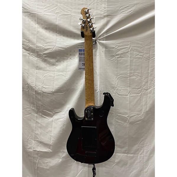 Used Ernie Ball Music Man Used 2002 Ernie Ball Music Man John Petrucci Signature 7 String Crimson Red Burst Solid Body Ele...