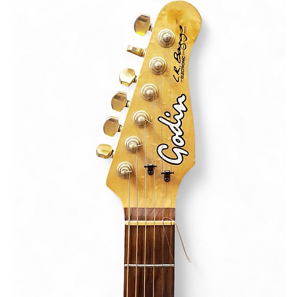 Used Godin ACOUSTICASTER Acoustic Electric Guitar Natural Guitar Center