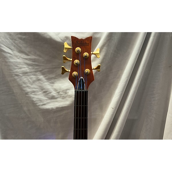 Used Schecter Guitar Research Stiletto Studio 5 String Fretless Electric Bass Guitar