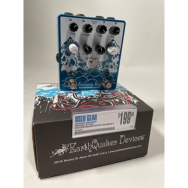 Used EarthQuaker Devices Avalanche Run Delay Effect Pedal