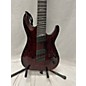 Used Schecter Guitar Research Used Schecter Guitar Research C7 MS Silver Mountain Blood Moon Solid Body Electric Guitar