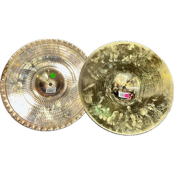 Used Zildjian 14in A Custom Mastersound Hi Hat Pair Cymbal