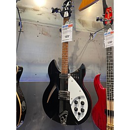 Used Rickenbacker Used Rickenbacker 330 Black And White Hollow Body Electric Guitar