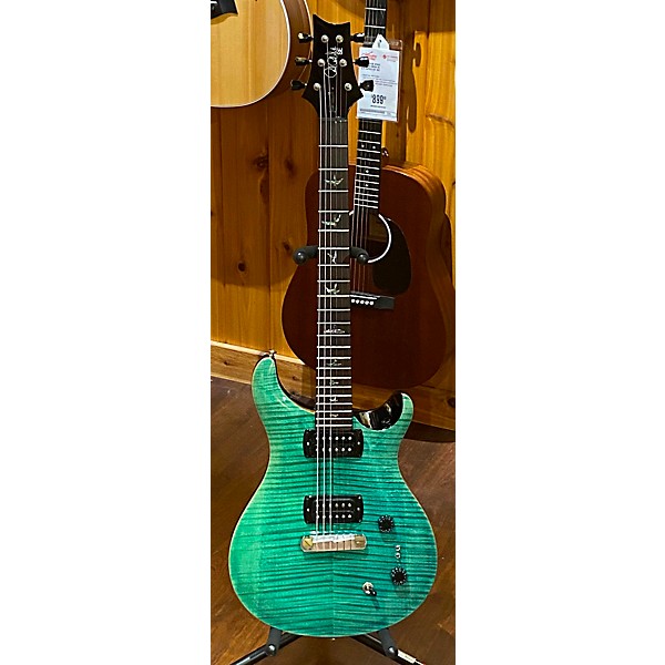 Used PRS Used PRS SE PAULS GUITAR Turquoise Solid Body Electric Guitar