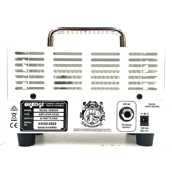 Used Orange Amplifiers Used Orange Amplifiers MT20 Micro Terror 20W Tube Guitar Amp Head