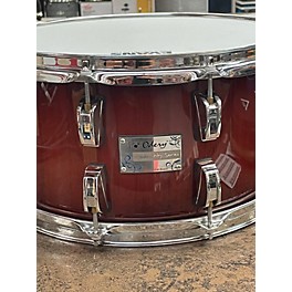 Used BOSS Used Odery Drums 14X7.5 Eyedentity Series Nyatoh Snare Drum Red River