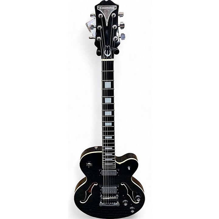【楽ギフ_のし宛書】 Used Epiphone Used Epiphone alleykat Trans Black Hollow Body ギター
