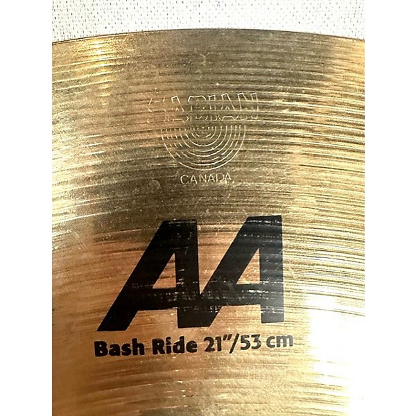 Used SABIAN 21in AA Bash Ride Cymbal