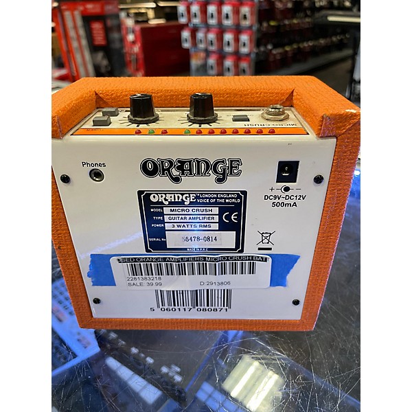 Used Orange Amplifiers MICRO CRUSH Battery Powered Amp